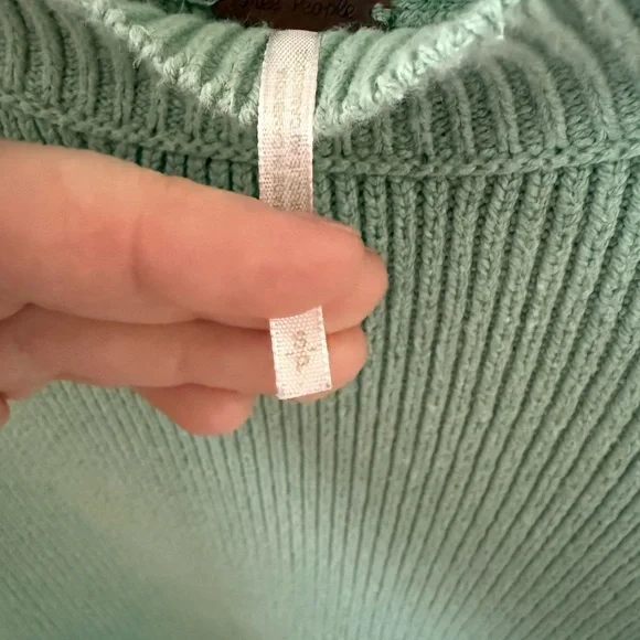 Mint Green Women's Sweater Free People - Picture 2 of 3